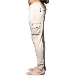 Pantalon Cargo Maverick Beige -Boutique De Sous-vêtements pantalon cargo maverick beige andrew christian 2