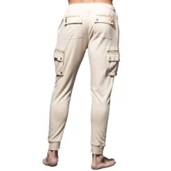 Pantalon Cargo Maverick Beige -Boutique De Sous-vêtements pantalon cargo maverick beige andrew christian 3