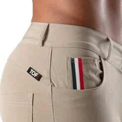 Pantalon Chino Patriot Beige -Boutique De Sous-vêtements pantalon chino patriot beige tof paris 2