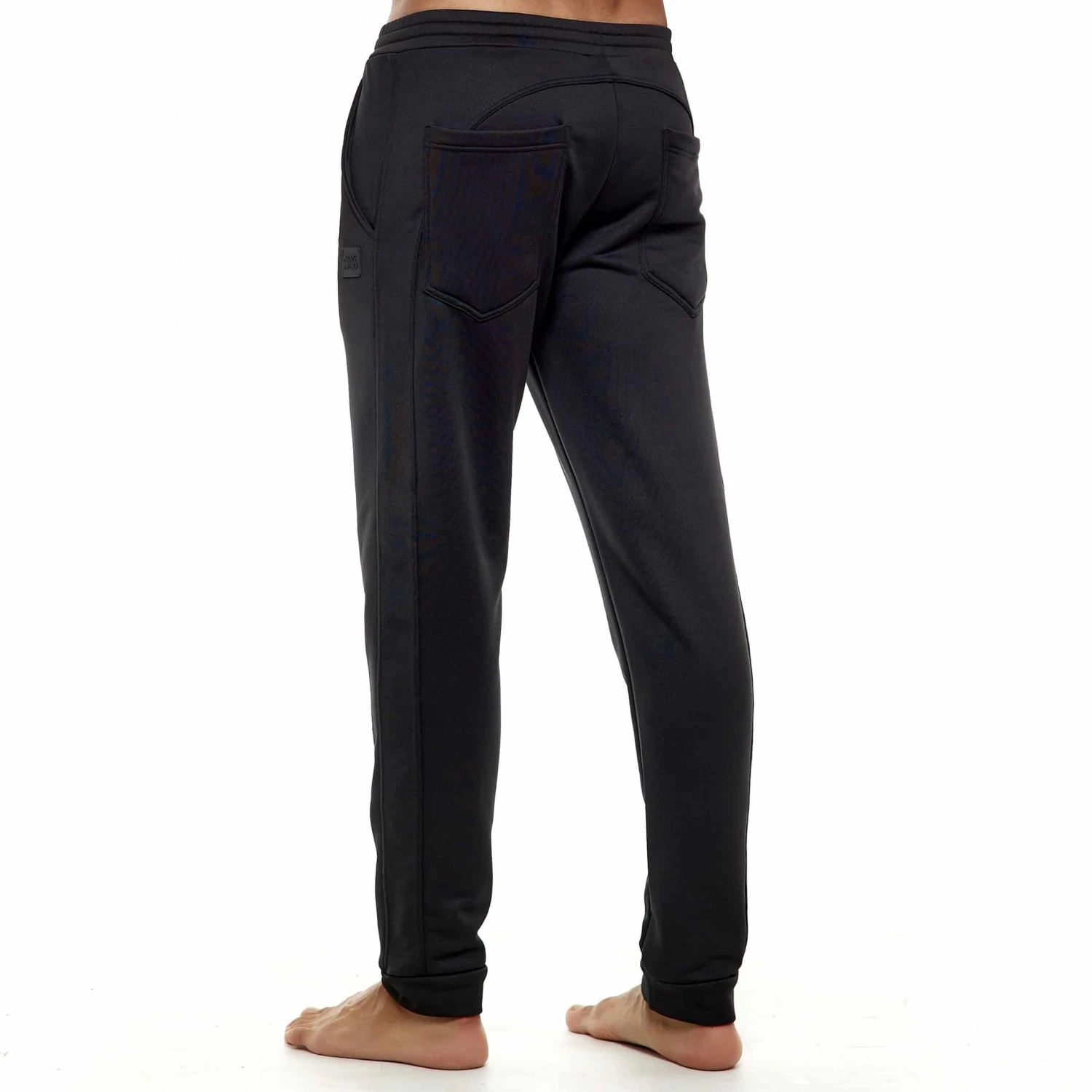 Pantalon Diagonal Noir 2 Pantalon Diagonal Noir – Image 2