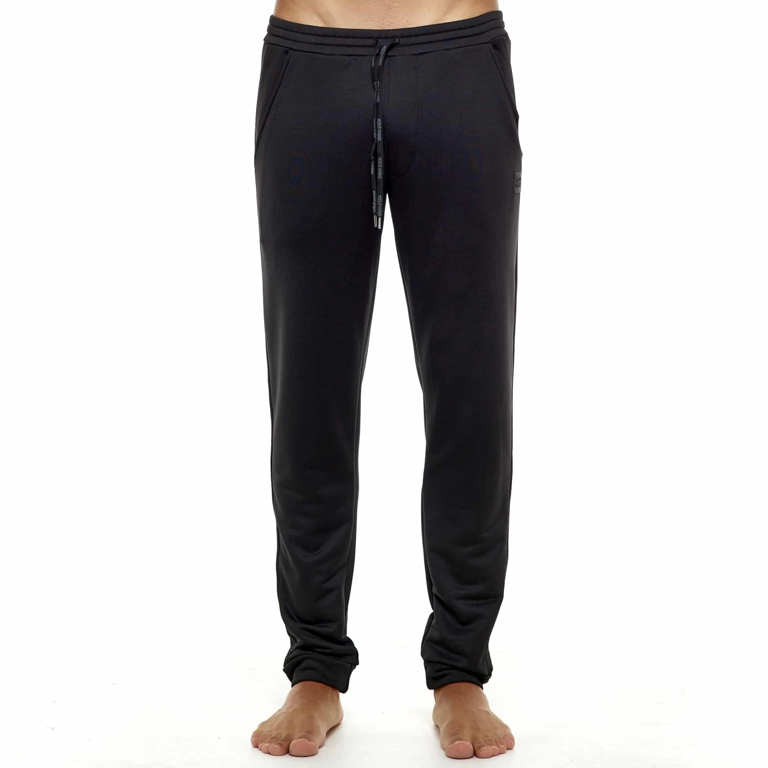Pantalon Diagonal Noir 1 Pantalon Diagonal Noir