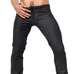 Pantalon Jeans Butch Noir -Boutique De Sous-vêtements pantalon jeans butch noir rufskin 3