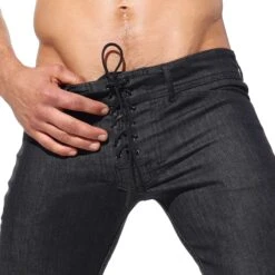 Pantalon Jeans Butch Noir -Boutique De Sous-vêtements pantalon jeans butch noir rufskin 4