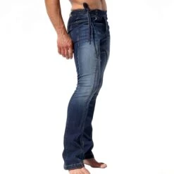 Pantalon Jeans Dug Bleu Indigo