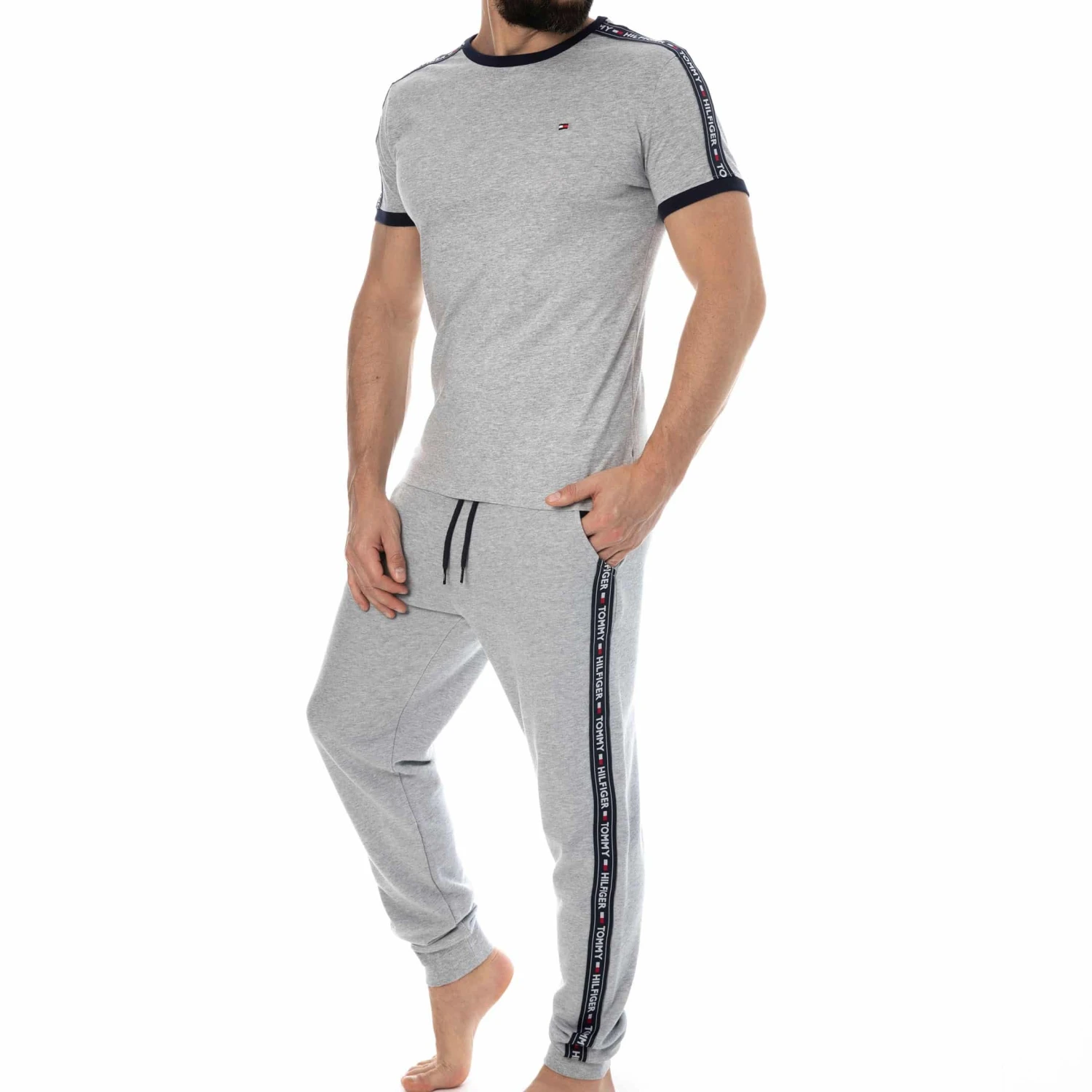 Pantalon Jogging Authentic Gris Chiné 6 Pantalon Jogging Authentic Gris Chiné – Image 6