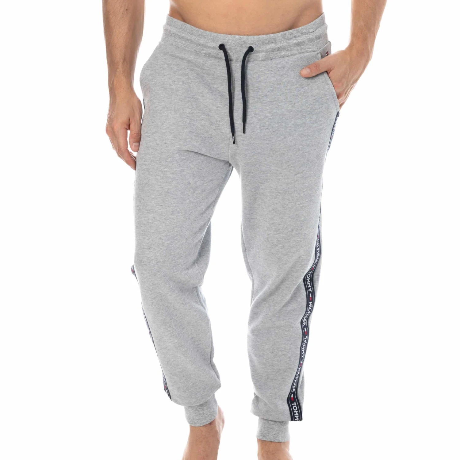 Pantalon Jogging Authentic Gris Chiné 1 Pantalon Jogging Authentic Gris Chiné
