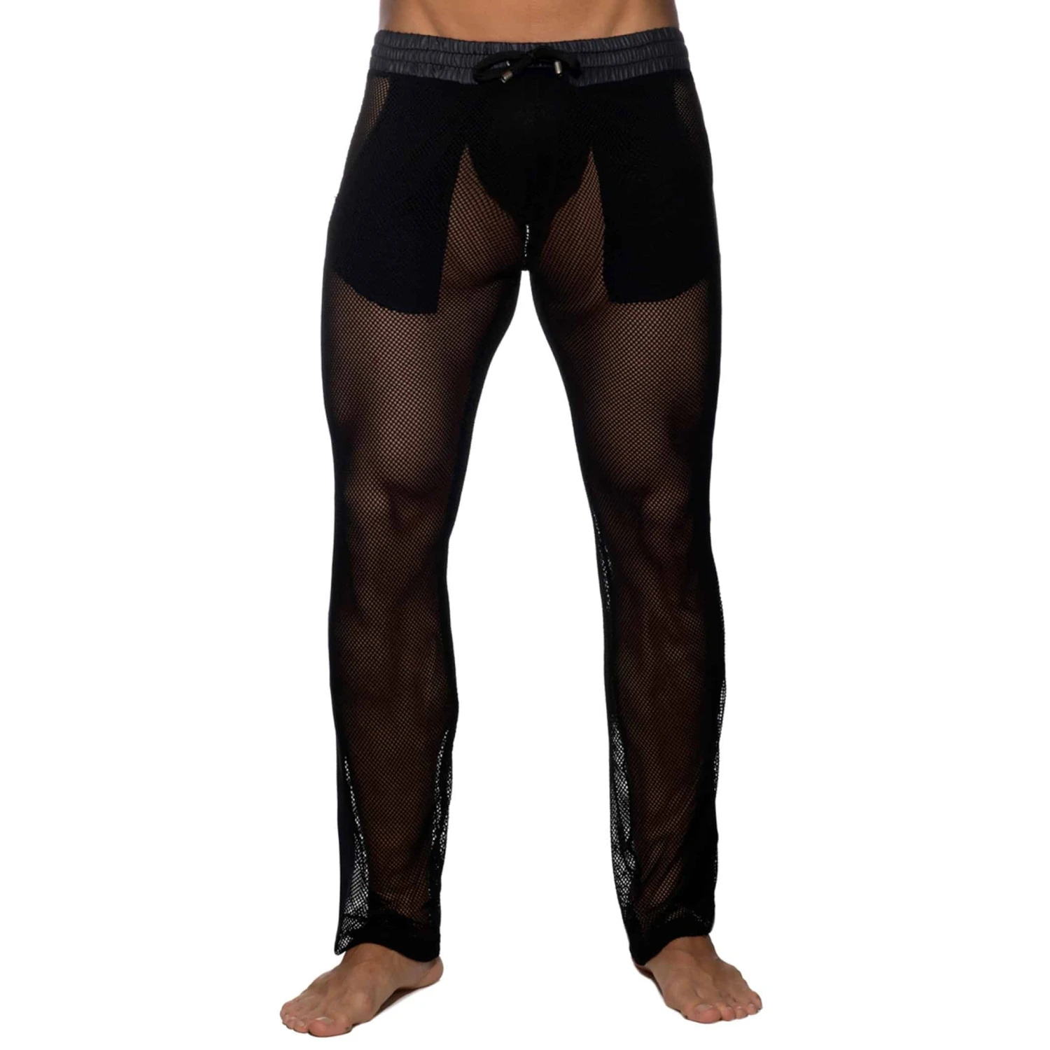 Pantalon Mesh Noir 1 Pantalon Mesh Noir