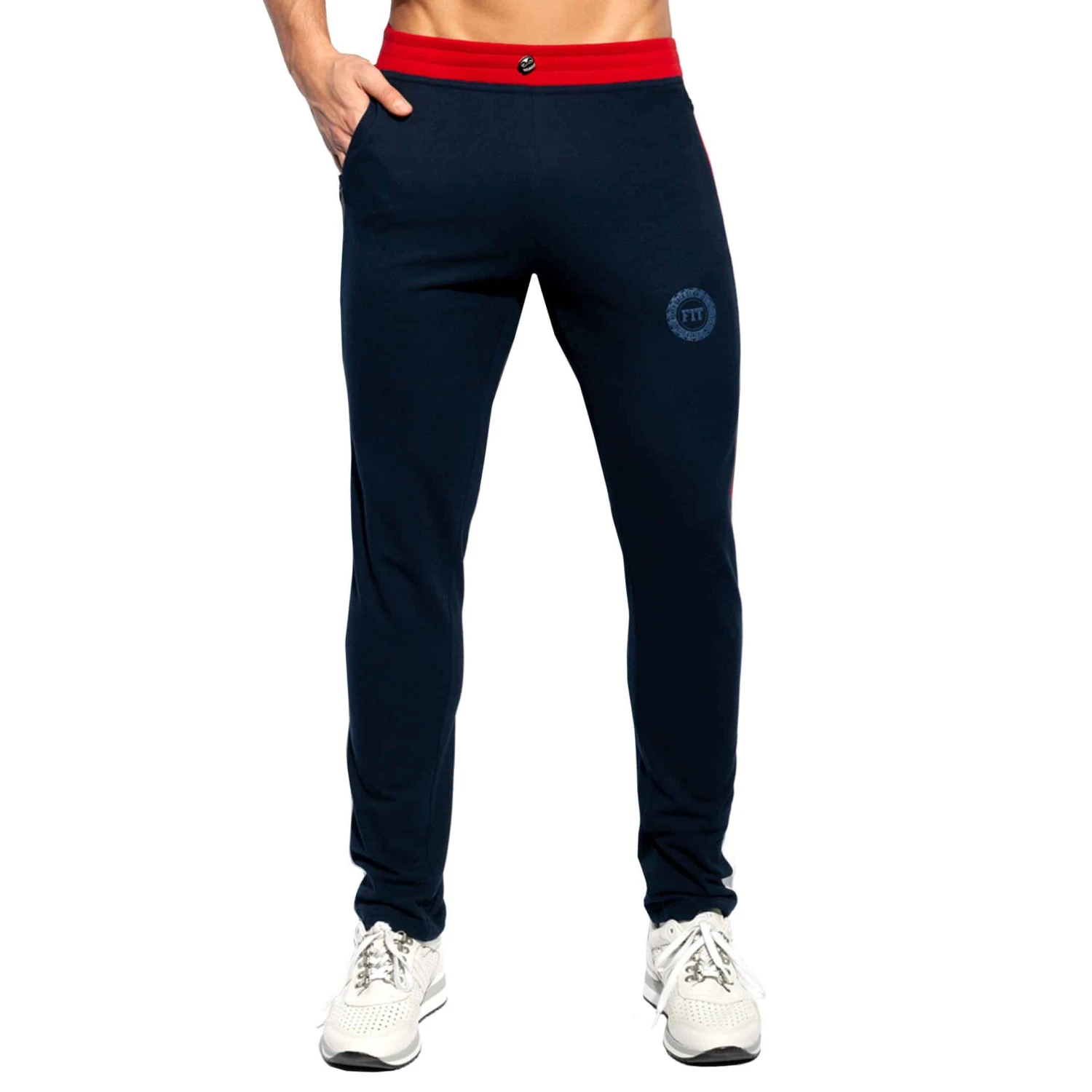 Pantalon Sport FIT Piqué Bleu Marine 1 Pantalon Sport FIT Piqué Bleu Marine