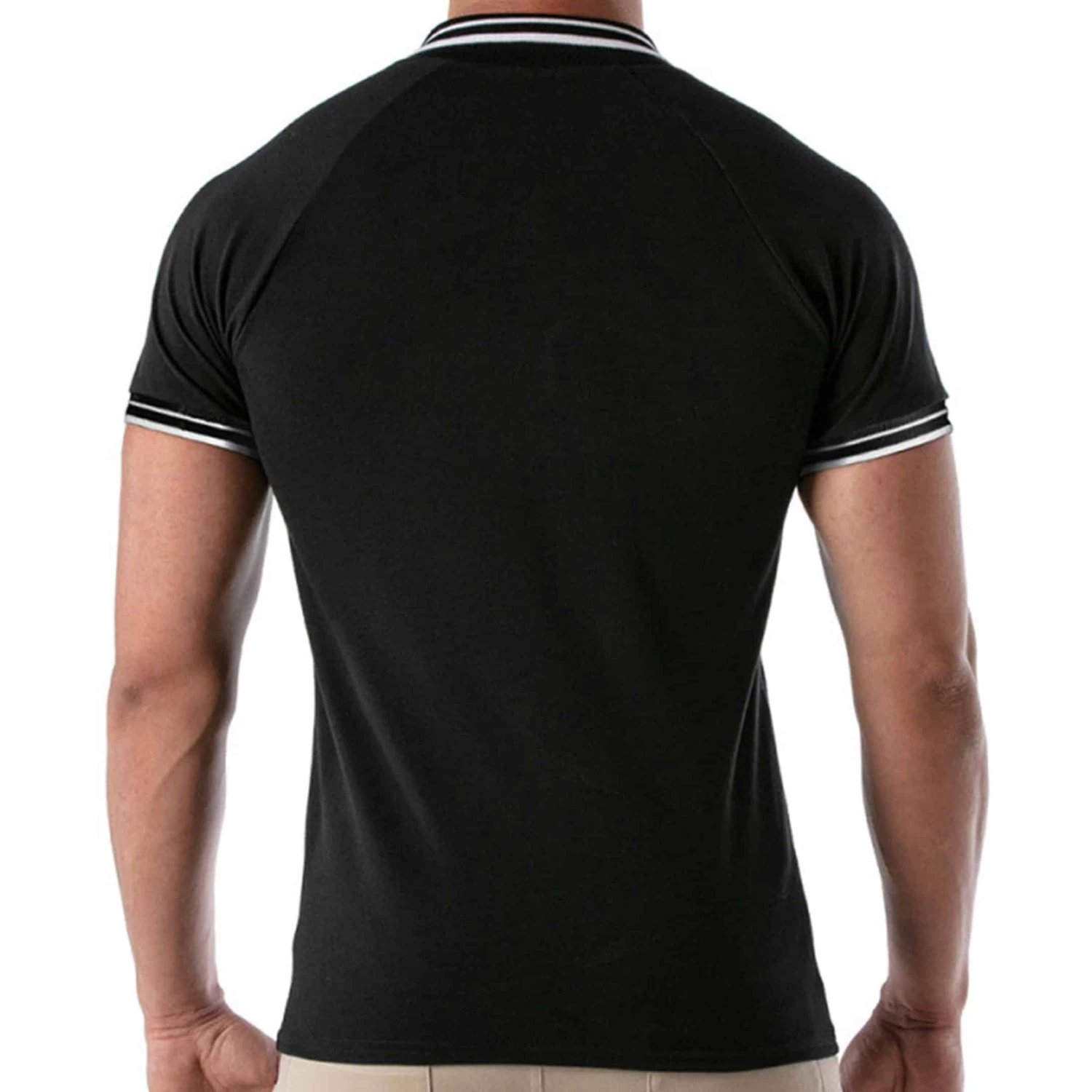 Polo Patriot Coton Noir 2 Polo Patriot Coton Noir – Image 2