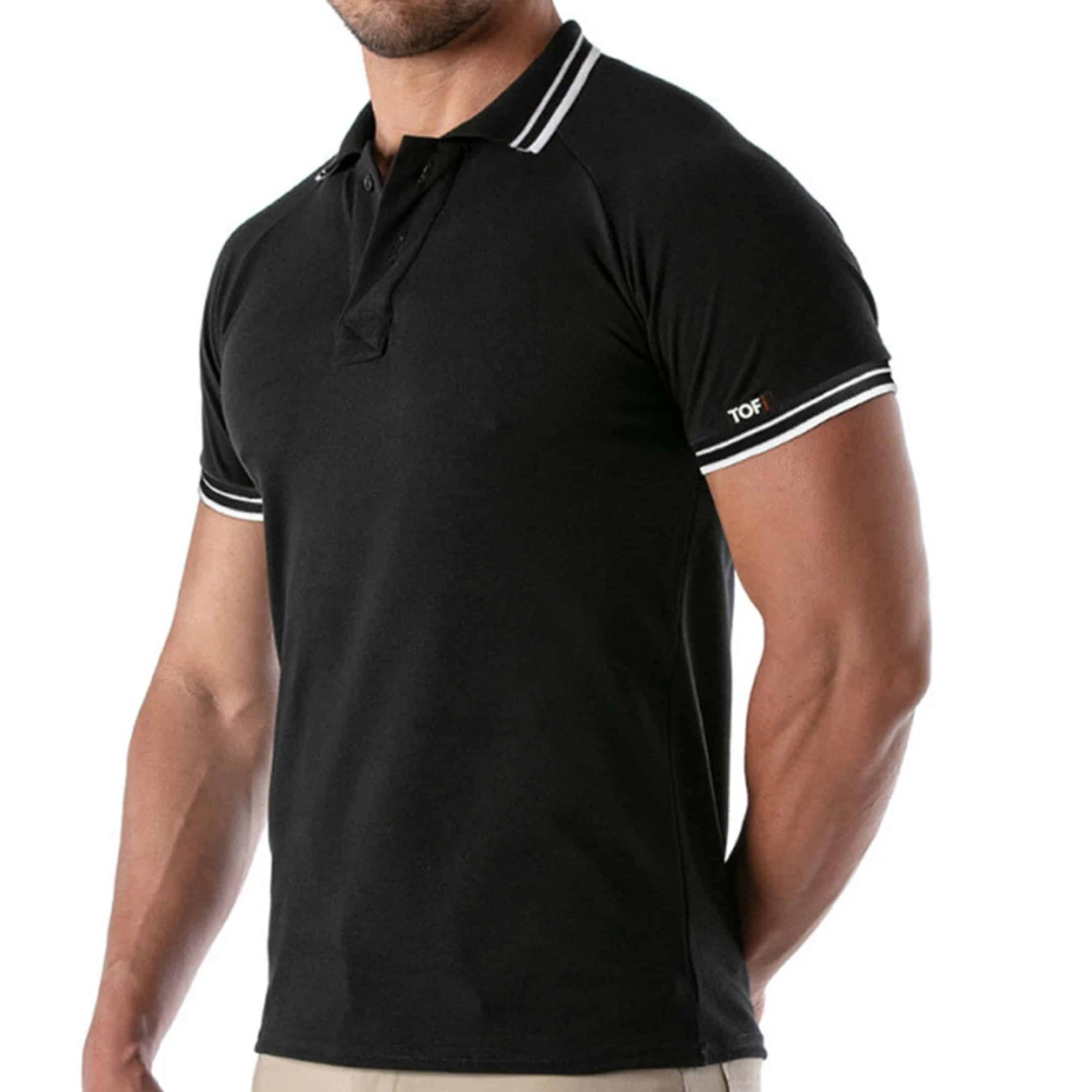 Polo Patriot Coton Noir 1 Polo Patriot Coton Noir