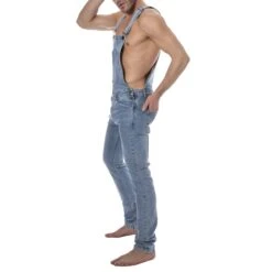 Salopette Longue Jeans Bleu Indigo 14 Salopette Longue Jeans Bleu Indigo -Boutique De Sous-vêtements salopette longue jeans bleu indigo sku 2