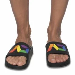 Sandales AD Rainbow Noires -Boutique De Sous-vêtements sandales ad rainbow noires addicted 4