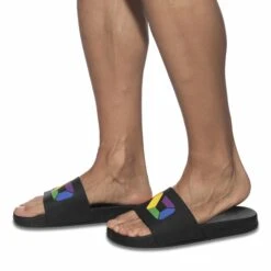 Sandales AD Rainbow Noires -Boutique De Sous-vêtements sandales ad rainbow noires addicted 5