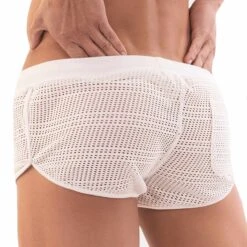 Short Aachet Mesh Blanc