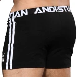 Short Active Coton Noir -Boutique De Sous-vêtements short active coton noir andrew christian 2