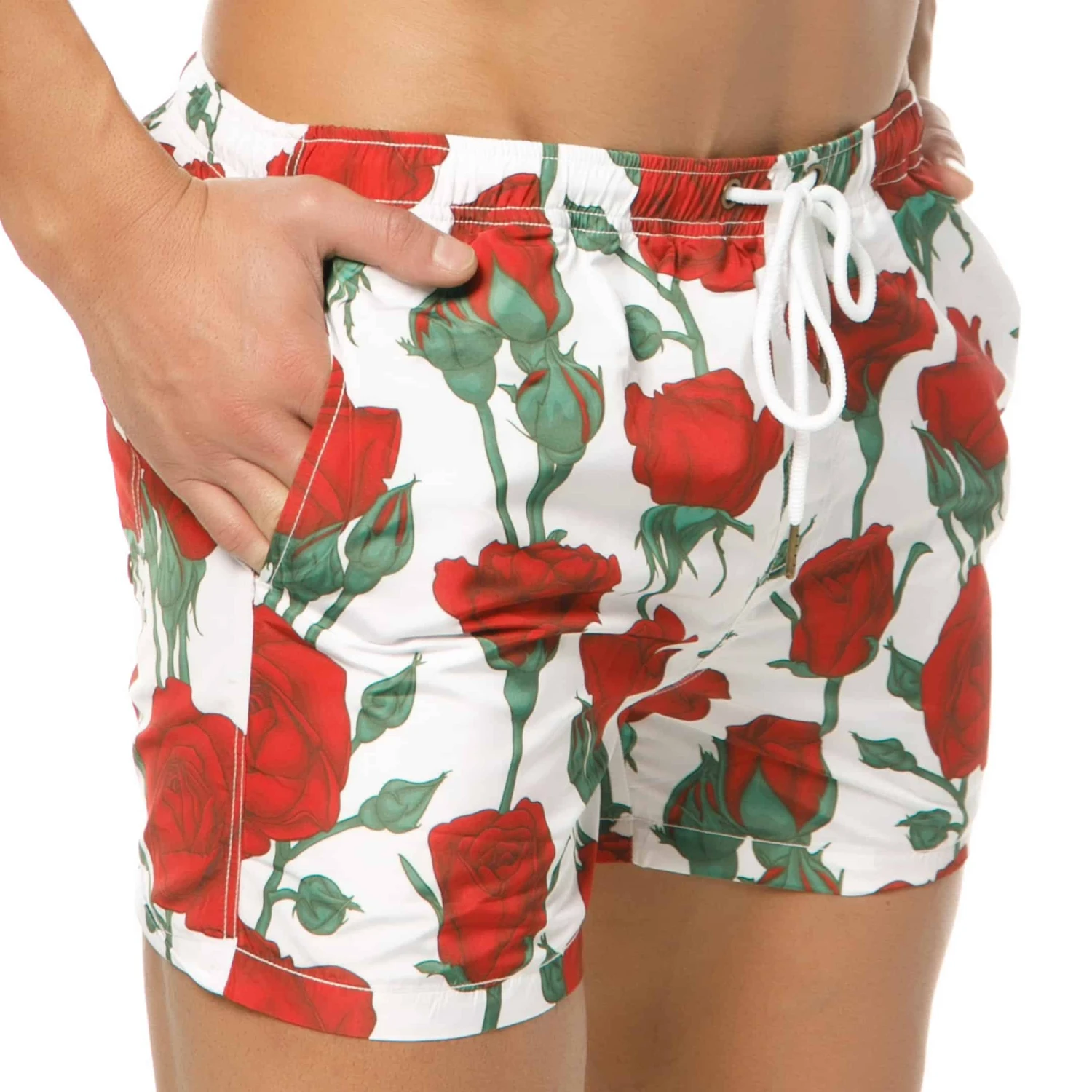 Short De Bain Amour Blanc 2 Short De Bain Amour Blanc – Image 2