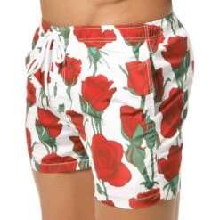 Short De Bain Amour Blanc