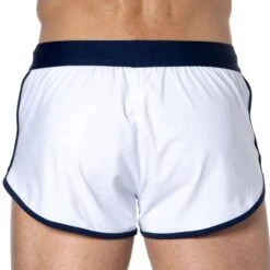 Short De Bain Blanc -Boutique De Sous-vêtements short de bain blanc sku 2