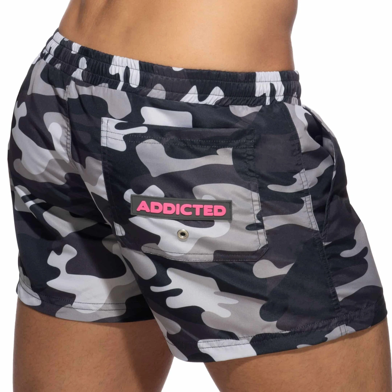 Short De Bain Camouflage Gris 2 Short De Bain Camouflage Gris – Image 2