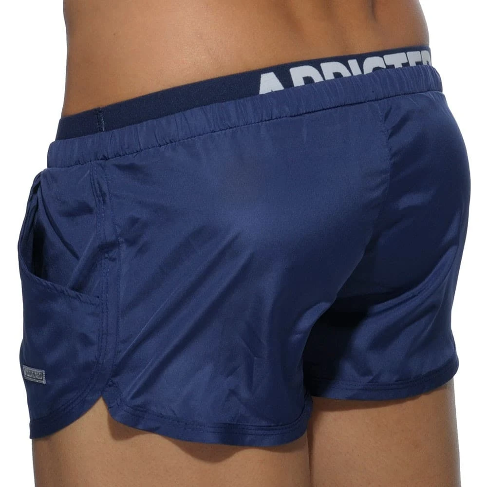Short De Bain Double Waistband Marine 2 Short De Bain Double Waistband Marine – Image 2