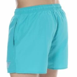 Short De Bain Essential Bleu Turquoise -Boutique De Sous-vêtements short de bain essential bleu turquoise emporio armani 2