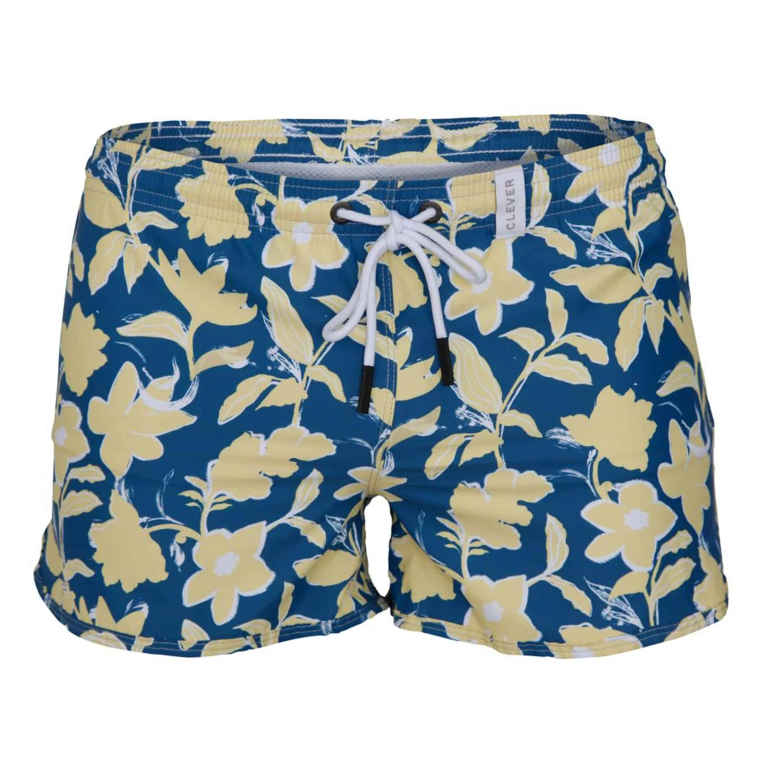 Short De Bain Fortune Bleu - Jaune 2 Short De Bain Fortune Bleu - Jaune – Image 2