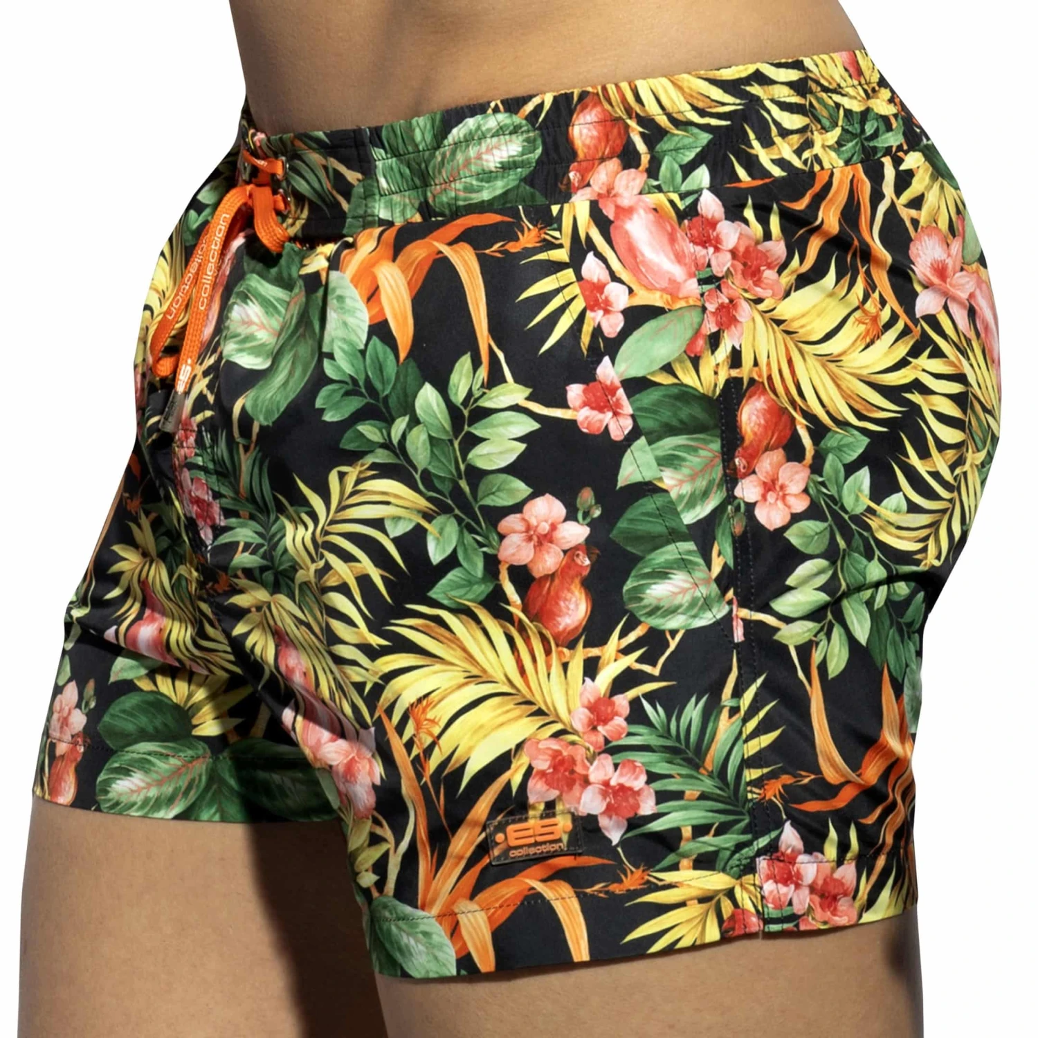 Short De Bain Hawaï Noir 1 Short De Bain Hawaï Noir