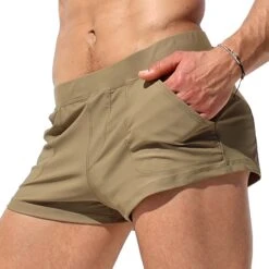 Short De Bain Macario Kaki -Boutique De Sous-vêtements short de bain macario kaki rufskin 2