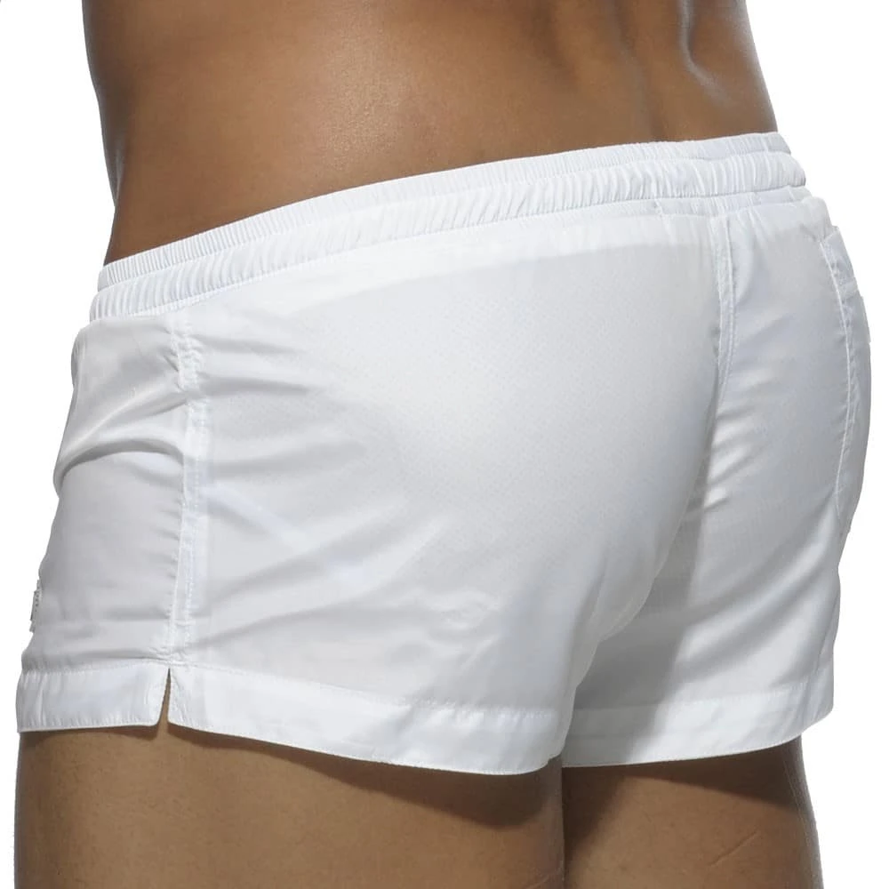 Short De Bain Mini Basic Blanc 2 Short De Bain Mini Basic Blanc – Image 2