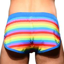 Short De Bain Ultra Pride Arc-En-Ciel -Boutique De Sous-vêtements short de bain ultra pride arc en ciel andrew christian 3