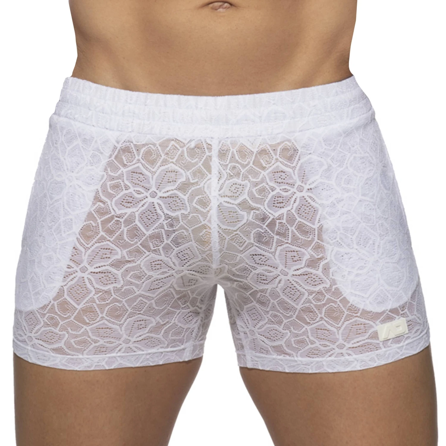 Short Dentelle Florale Blanc 1 Short Dentelle Florale Blanc