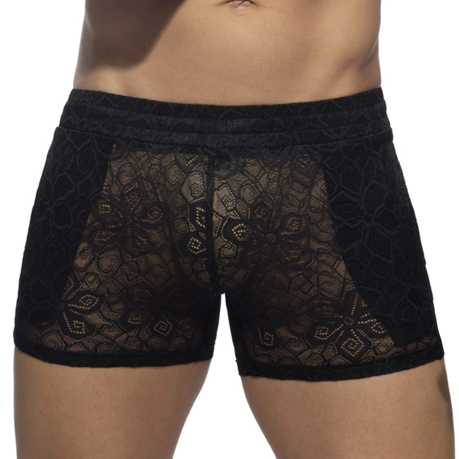 Short Dentelle Florale Noir 1 Short Dentelle Florale Noir