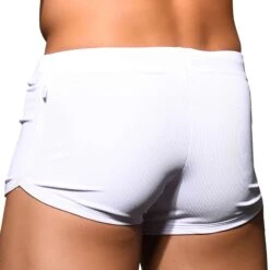 Short Essential Rib Blanc 6 Short Essential Rib Blanc -Boutique De Sous-vêtements short essential rib blanc andrew christian 2