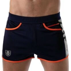 Short Gym Camo Bleu Marine