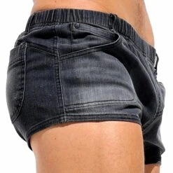 Short Jeans Osmar Noir -Boutique De Sous-vêtements short jeans osmar noir rufskin 2