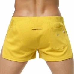 Short Leisure Jaune -Boutique De Sous-vêtements short leisure jaune marcuse 2