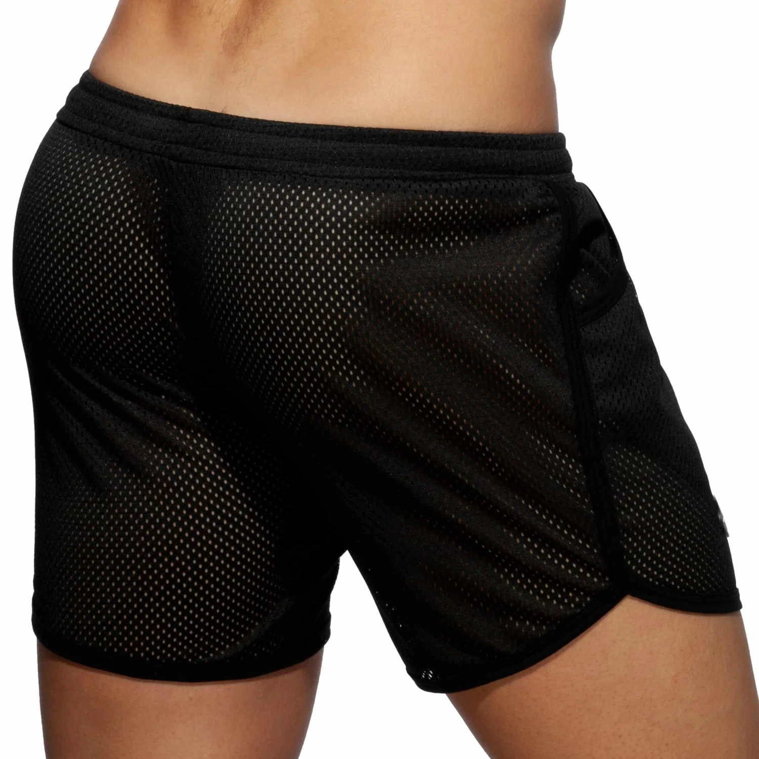 Short Long Rocky Pocket Mesh Noir 2 Short Long Rocky Pocket Mesh Noir – Image 2
