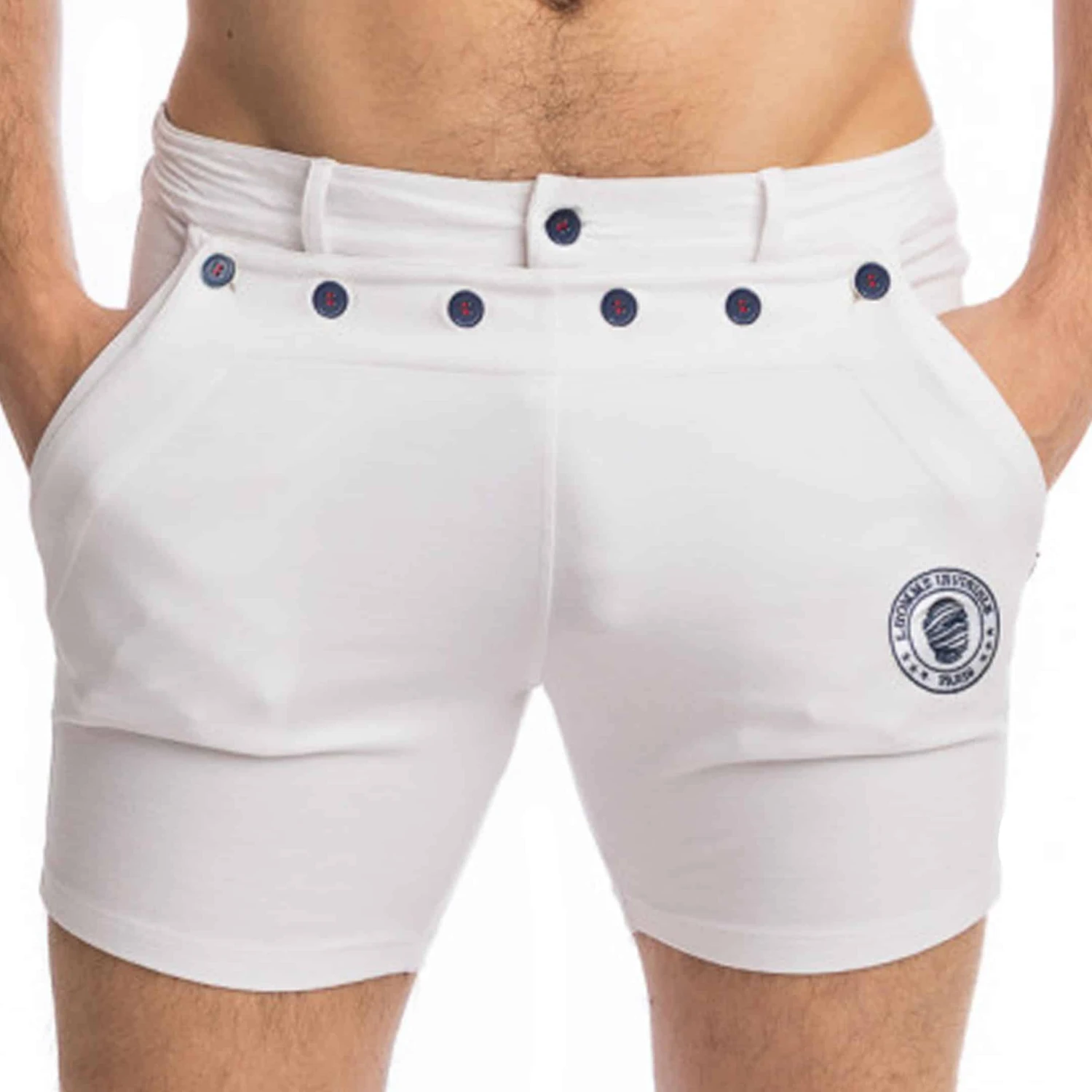 Short Matelot Blanc 2 Short Matelot Blanc – Image 2