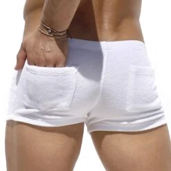 Short Miles Blanc -Boutique De Sous-vêtements short miles blanc rufskin 3