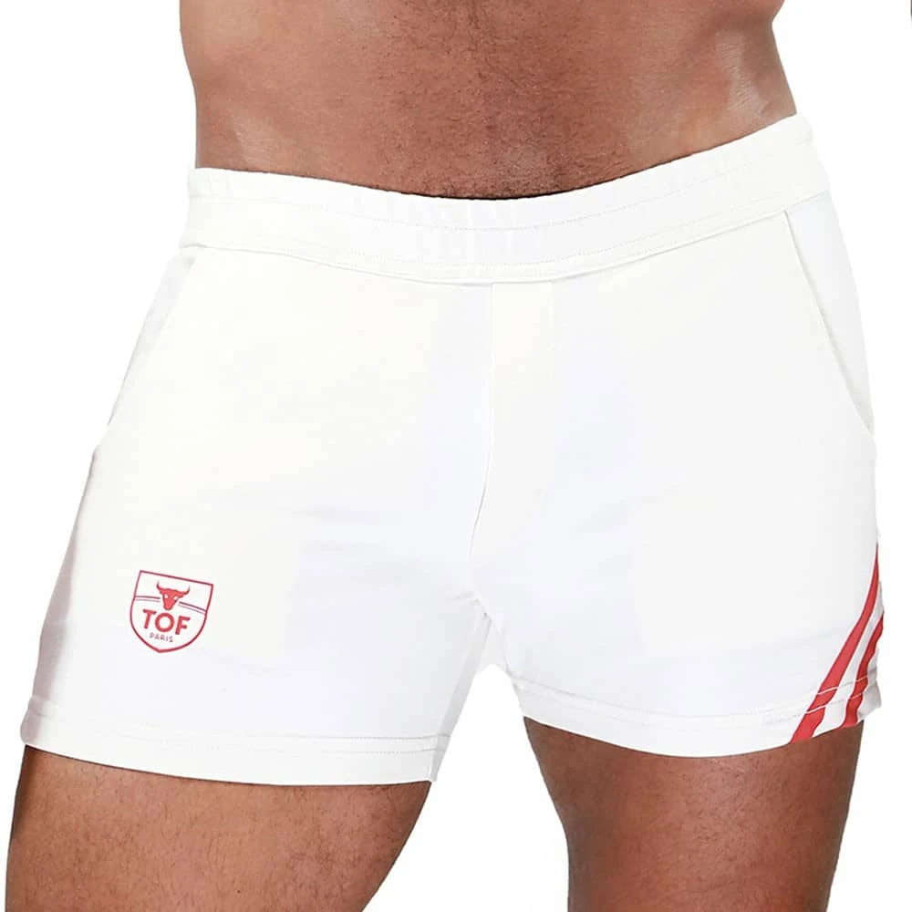 Short Paris Blanc - Rouge 1 Short Paris Blanc - Rouge