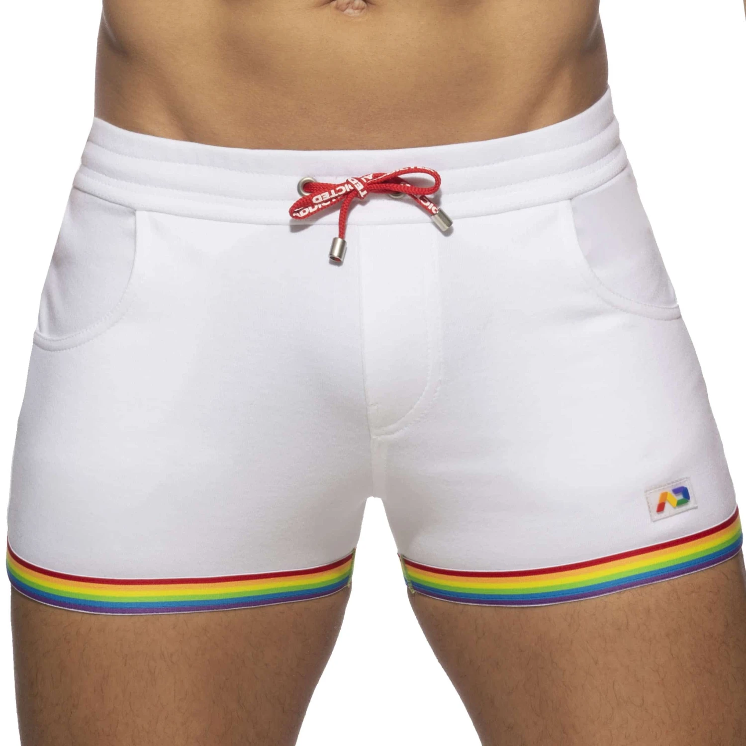 Short Rainbow Tape Coton Blanc 1 Short Rainbow Tape Coton Blanc