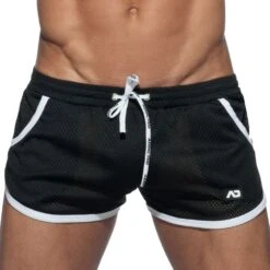 Short Rocky Mesh Noir