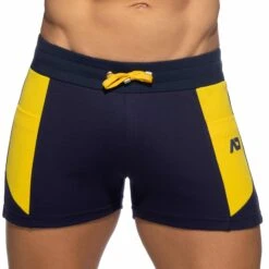 Short Sport AD Coton Bleu Marine