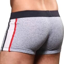 Short Sport Bleu Gris Chiné -Boutique De Sous-vêtements short sport bleu gris chine andrew christian 2