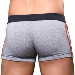 Short Sport Bleu Gris Chiné -Boutique De Sous-vêtements short sport bleu gris chine andrew christian 3