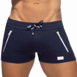 Short Sport Double Zip Bleu Marine