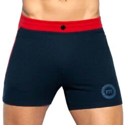 Short Sport Piqué FIT Bleu Marine