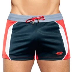Short Sportive Marine - Rouge