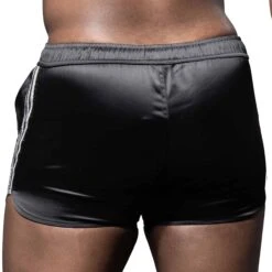 Short Squad Satin Noir 6 Short Squad Satin Noir -Boutique De Sous-vêtements short squad satin noir andrew christian 2