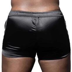 Short Squad Satin Noir 7 Short Squad Satin Noir -Boutique De Sous-vêtements short squad satin noir andrew christian 3